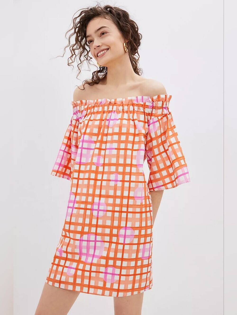 Corey Lynn Calter Monaco Off-The-Shoulder Mini Dress